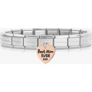 Nomination CLASSIC Composable Limited Edition Rose Gold Heart Best Mam Ever Bracelet 030000 + 431802/03