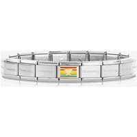 Nomination CLASSIC Composable Gold Rainbow Heart Flag Bracelet 030000 + 030263/24 - Image 2