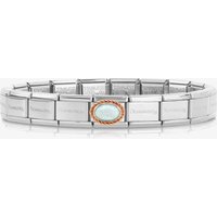 Nomination CLASSIC Composable Rose Gold White Opal Bracelet 030000 + 430507/07 - Image 2