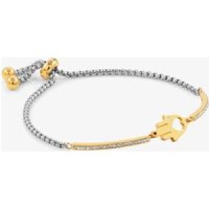 Nomination Milleluci Gold Finish Cubic Zirconia Hand Of Fatima Bracelet 028006/001