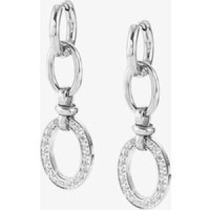 Nomination Affinity Silver-Tone & Cubic Zirconia Drop Earrings 028608/001