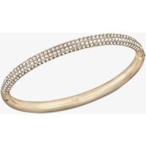 Swarovski Stone Rose Gold Tone Half Pave Bangle 5032850