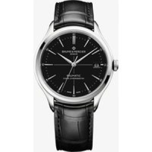 Baume & Mercier Mens Clifton Black Dial Watch 10692