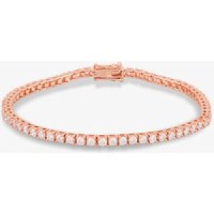 Starbright Rose 2.5mm Round Cubic Zirconia 7.5 Inch Tennis Bracelet B412(2.5M) 7.5~ 3A RGP