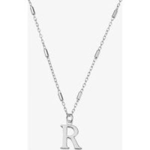 ChloBo Iconic Silver Initial R Necklace SNCC4040R