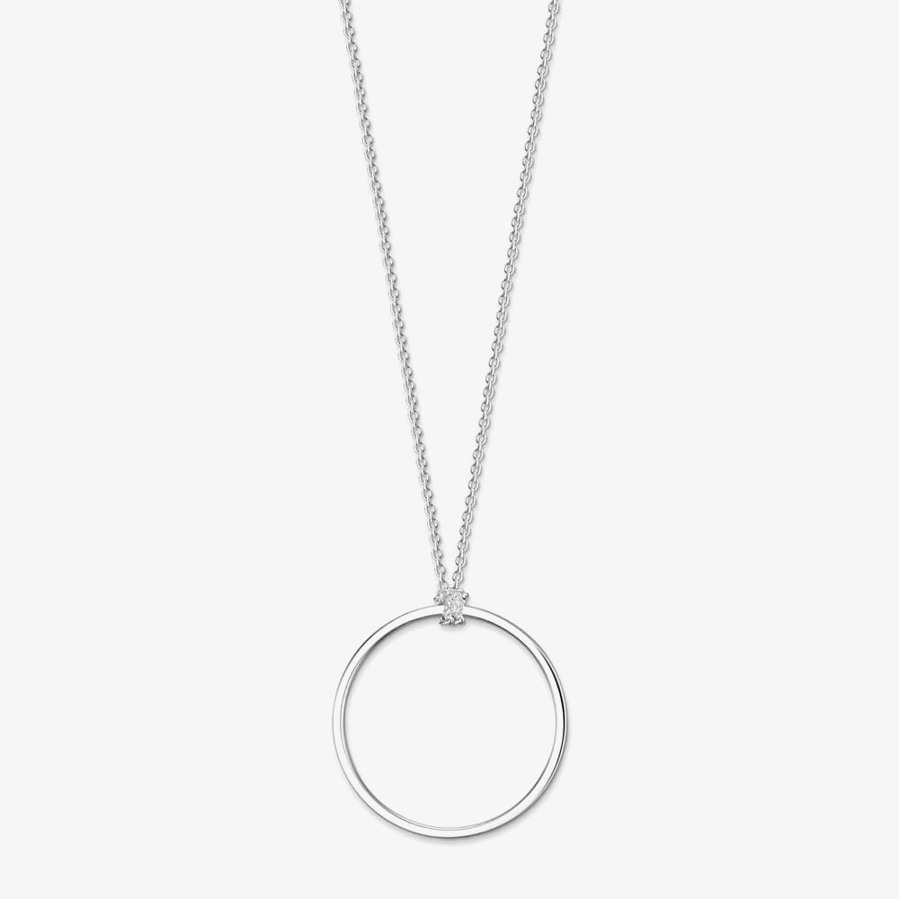 THOMAS SABO Silver 90cm Open Circle Necklet X0252-001-21-L90