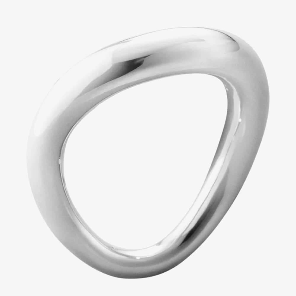Georg Jensen Offspring Sterling Silver Ring 200001370004.00 54