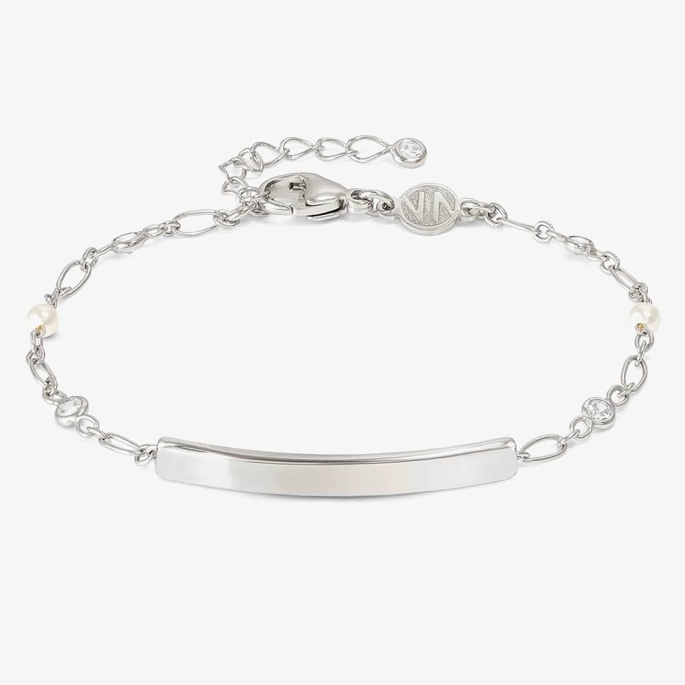 Nomination Messaggi D’Amore Engravable Plate White Cubic Zirconia Bracelet 241203/058