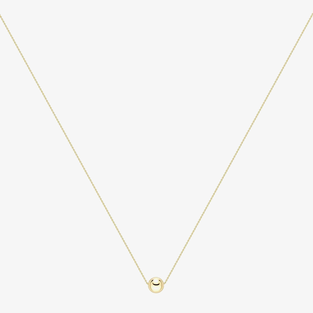 9ct Gold Round Ball Necklace CN151-17