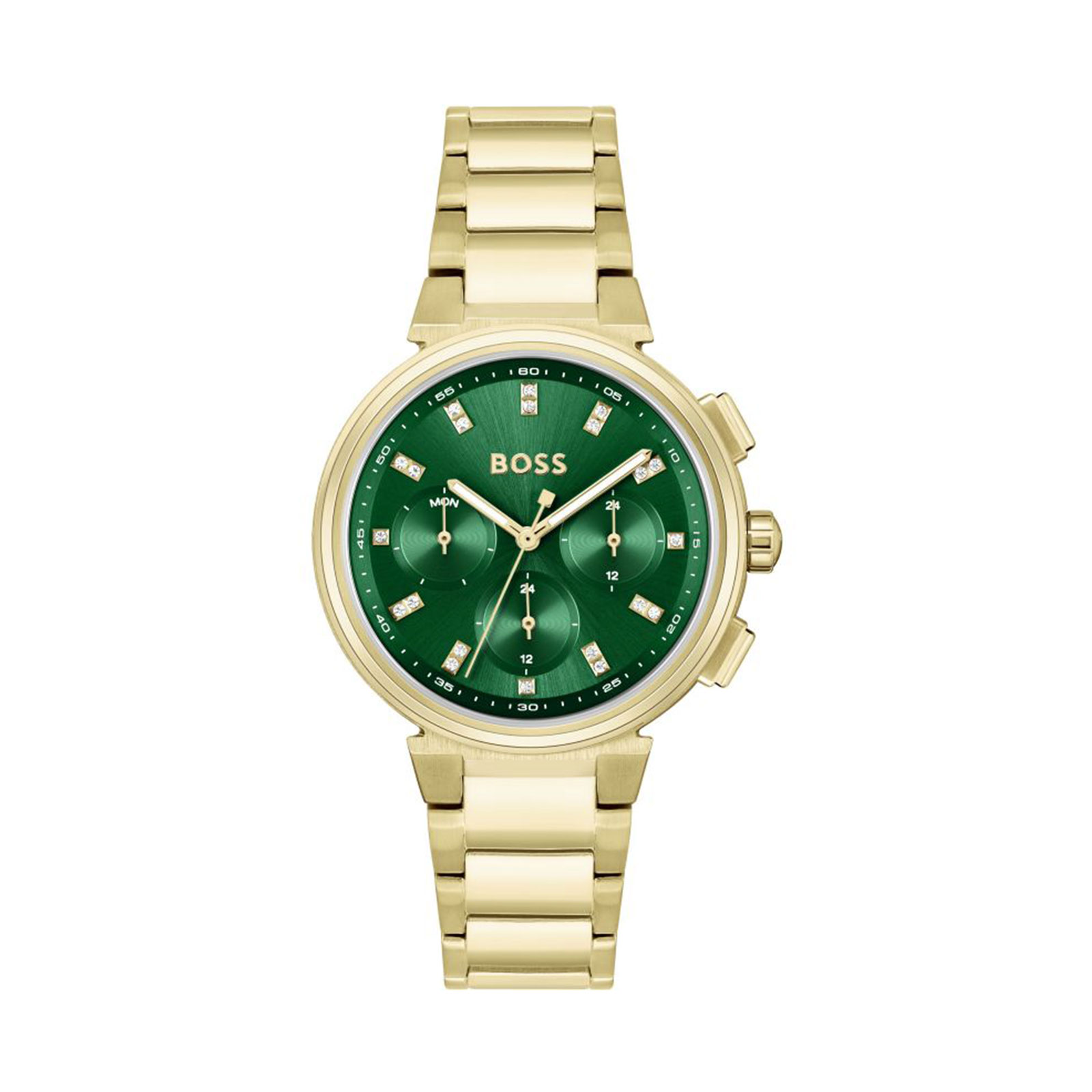 BOSS One Inexperienced Chronograph Girls Watch 1502679