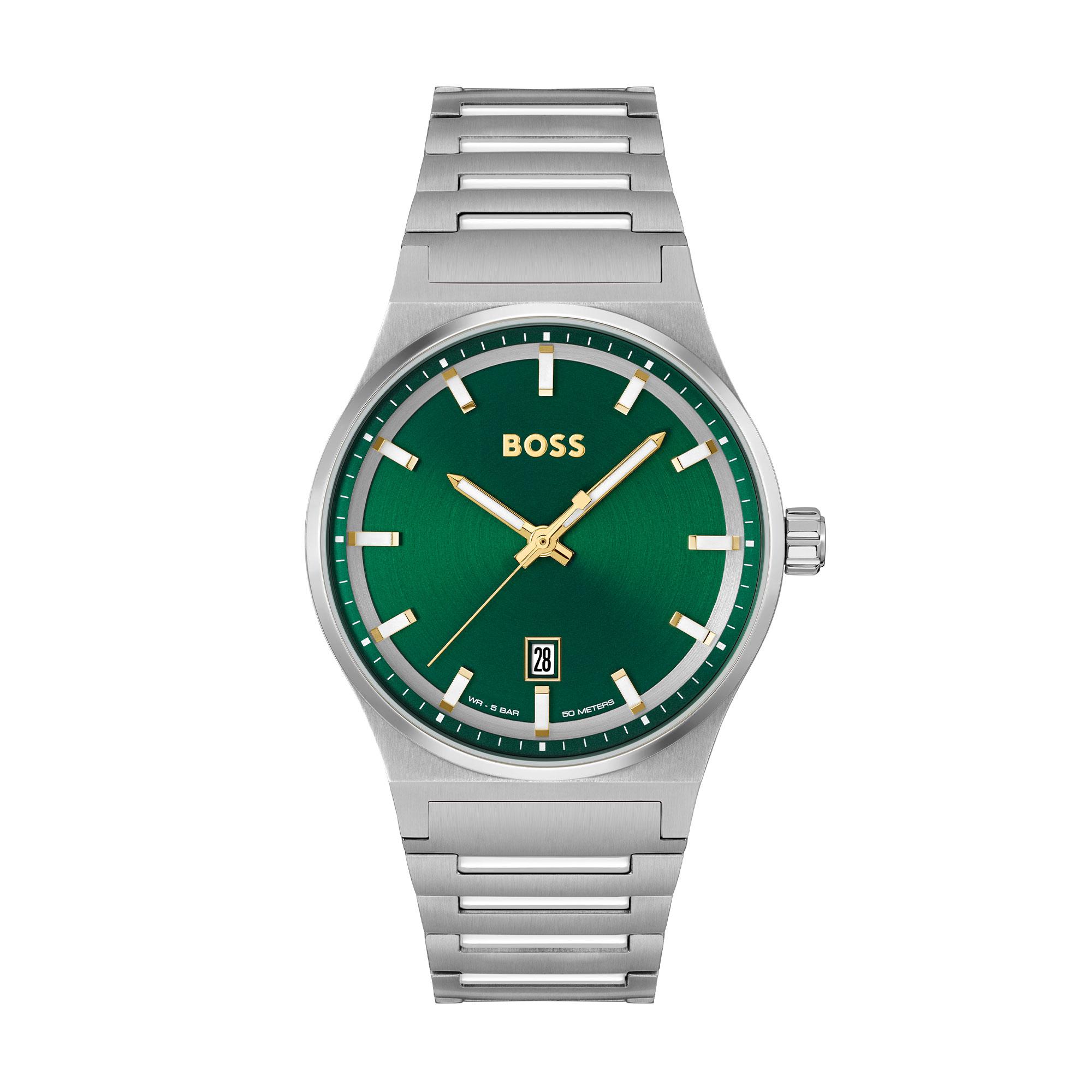 BOSS Candor Stainless Metal Quartz Males’s 41mm Watch 1514079