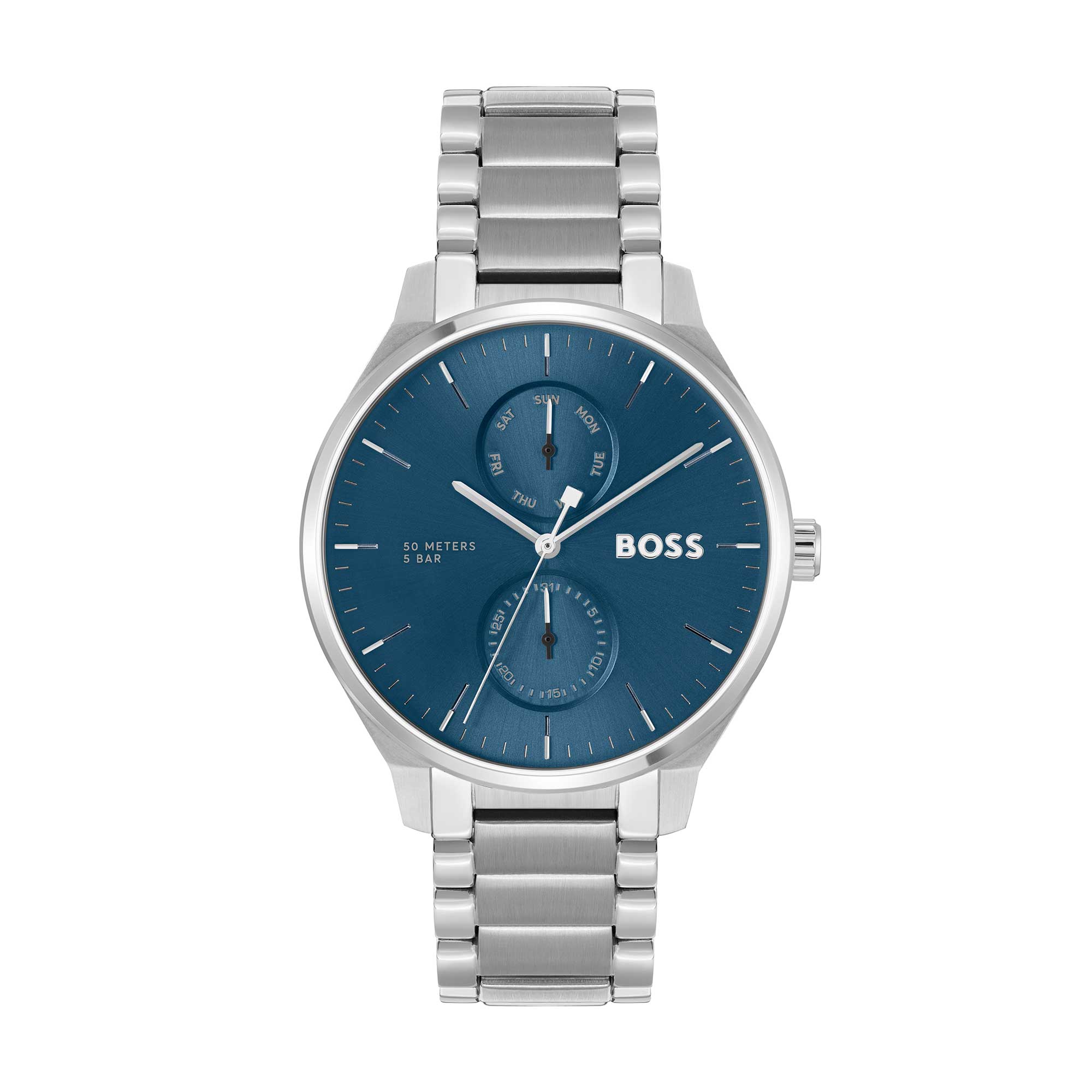BOSS Tyler Stainless Metal Quartz 43mm Males’s Watch 1514106
