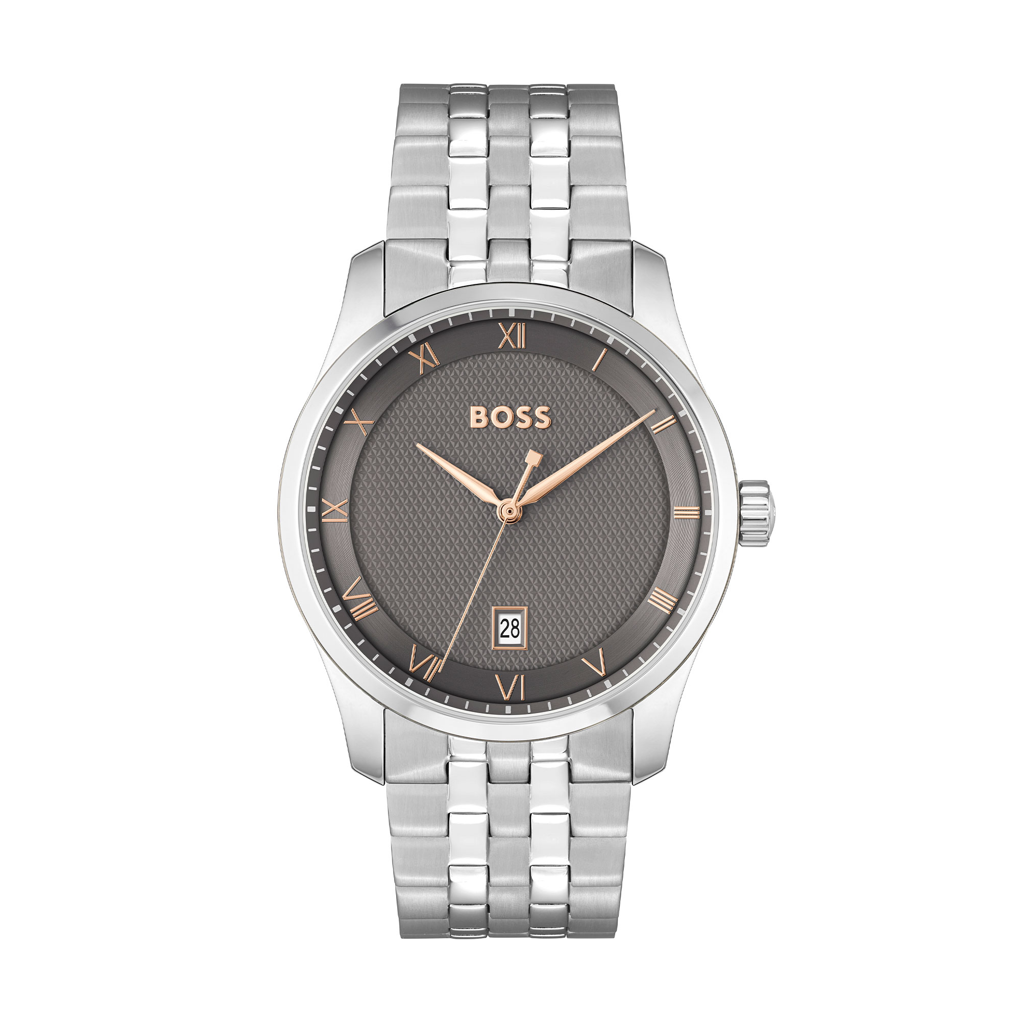 BOSS Concept Stainless Metal Quartz 41mm Males’s Watch 1514116