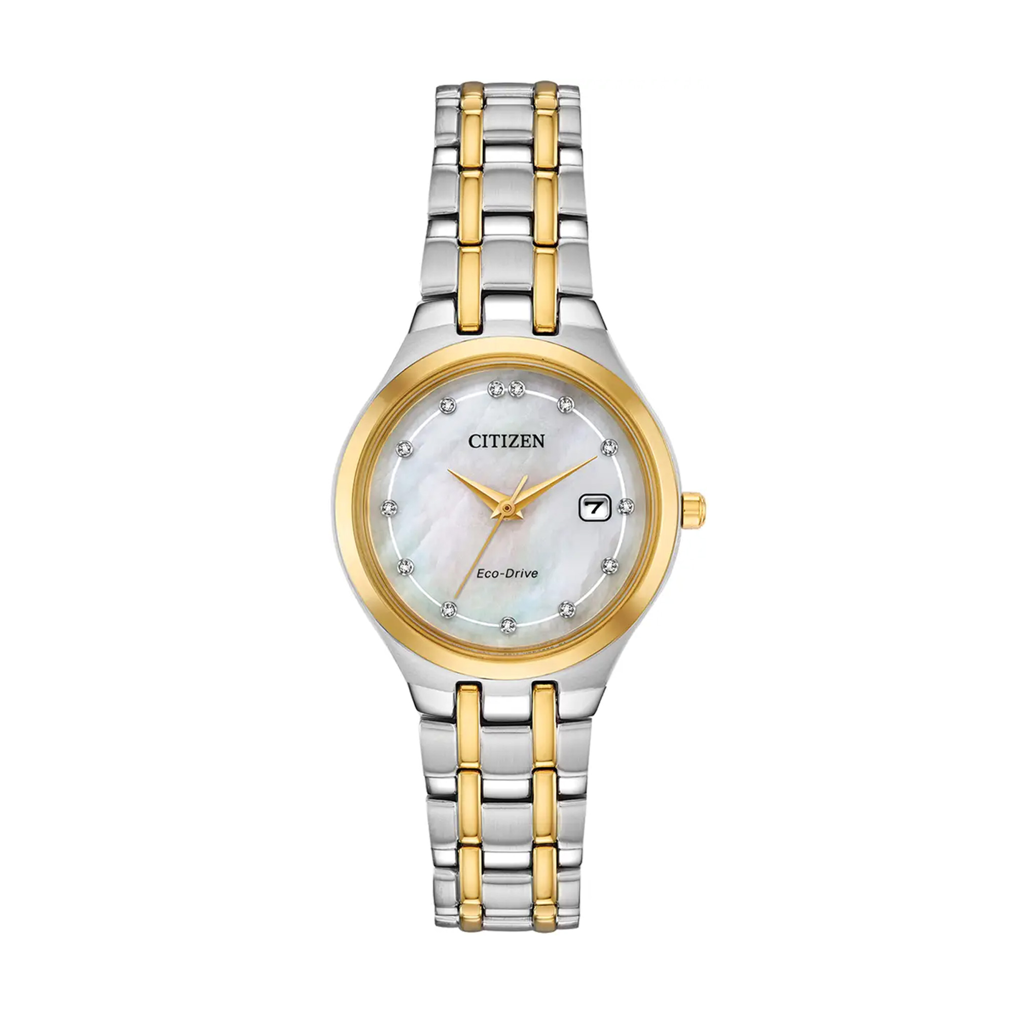 Citizen Silhouette Eco-Pressure Diamond 28mm Women Watch EW2488-57D