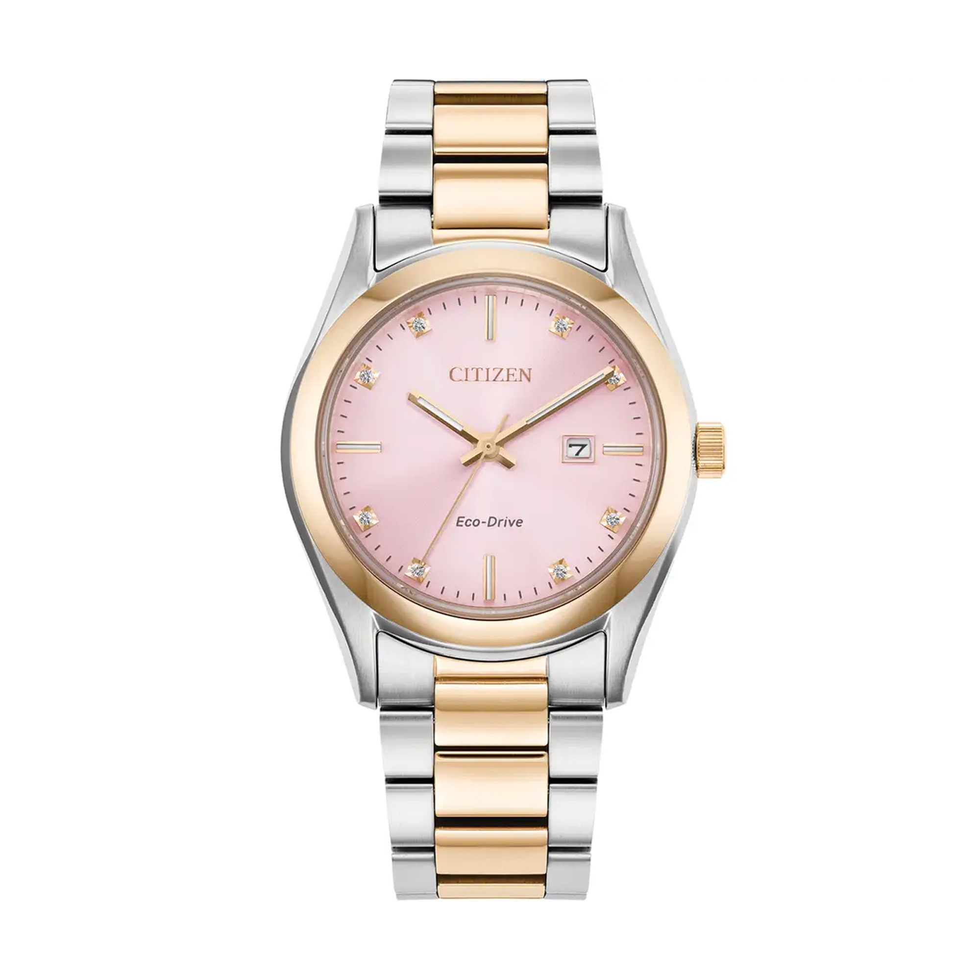 Citizen Eco-Power 33mm Diamond Women Watch EW2706-58X