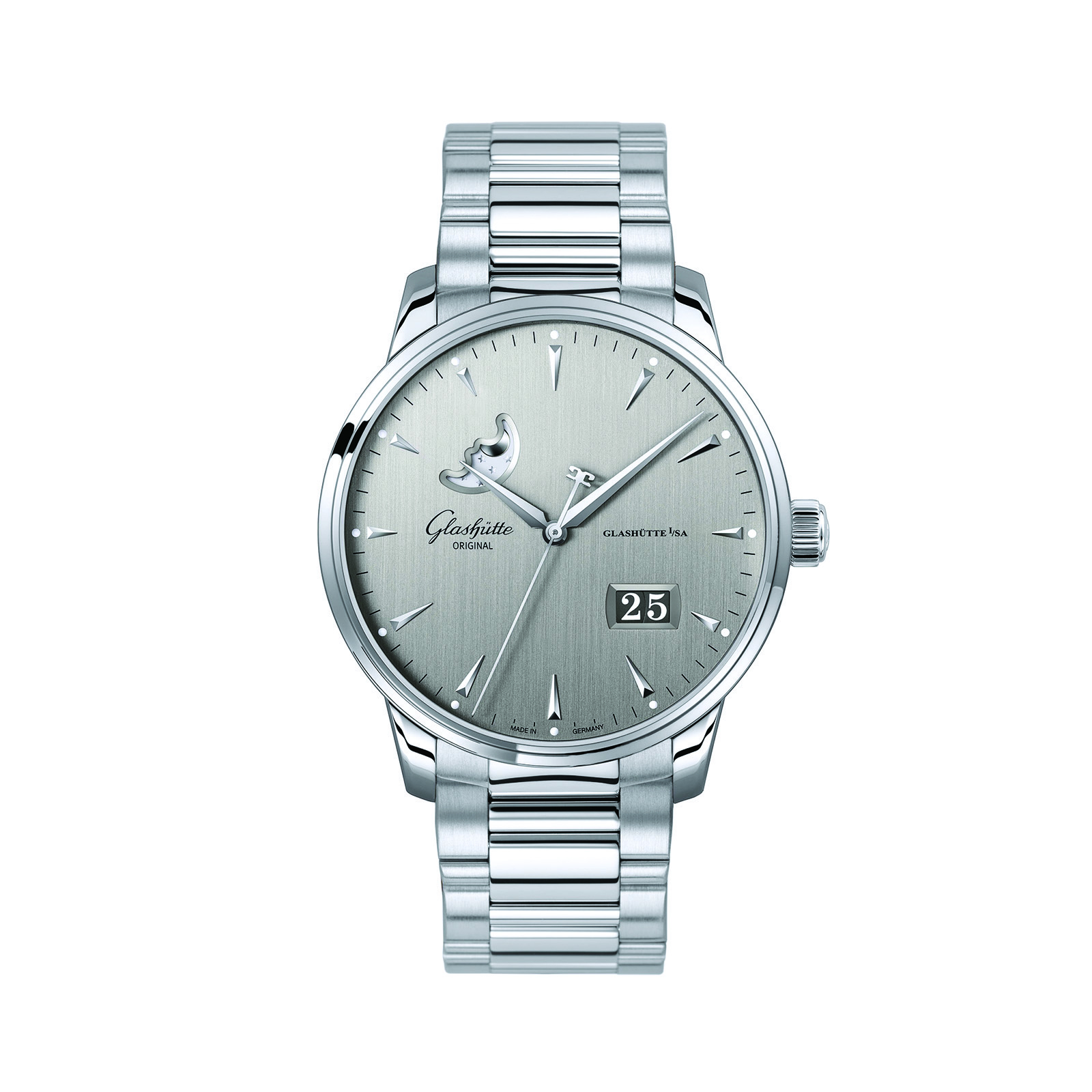 Glash&uuml;tte Authentic Senator Excellence 42mm Mens Watch 1-36-04-03-02-70
