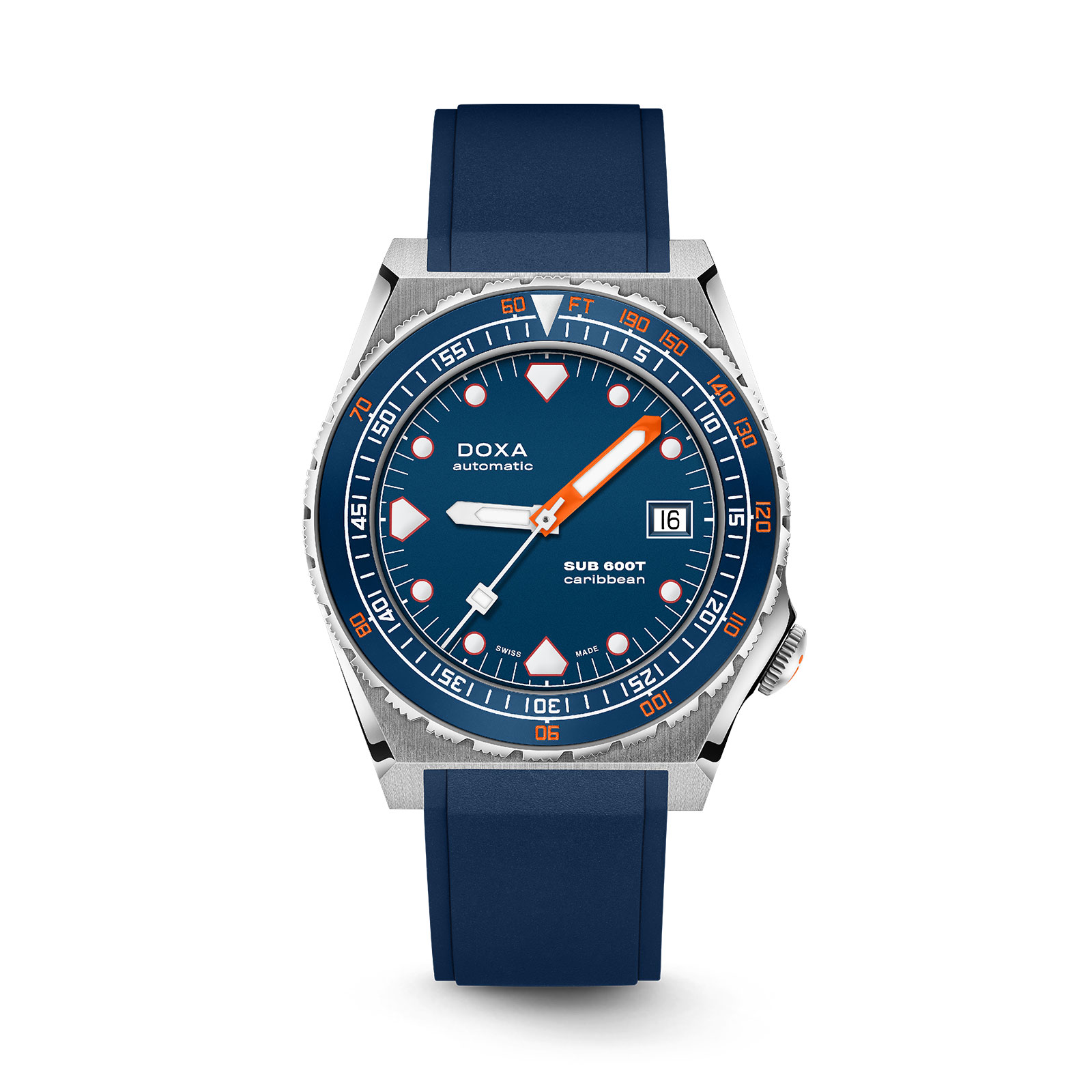 DOXA SUB 600T Caribbean Computerized 40mm Mens Watch 861.10.201.32
