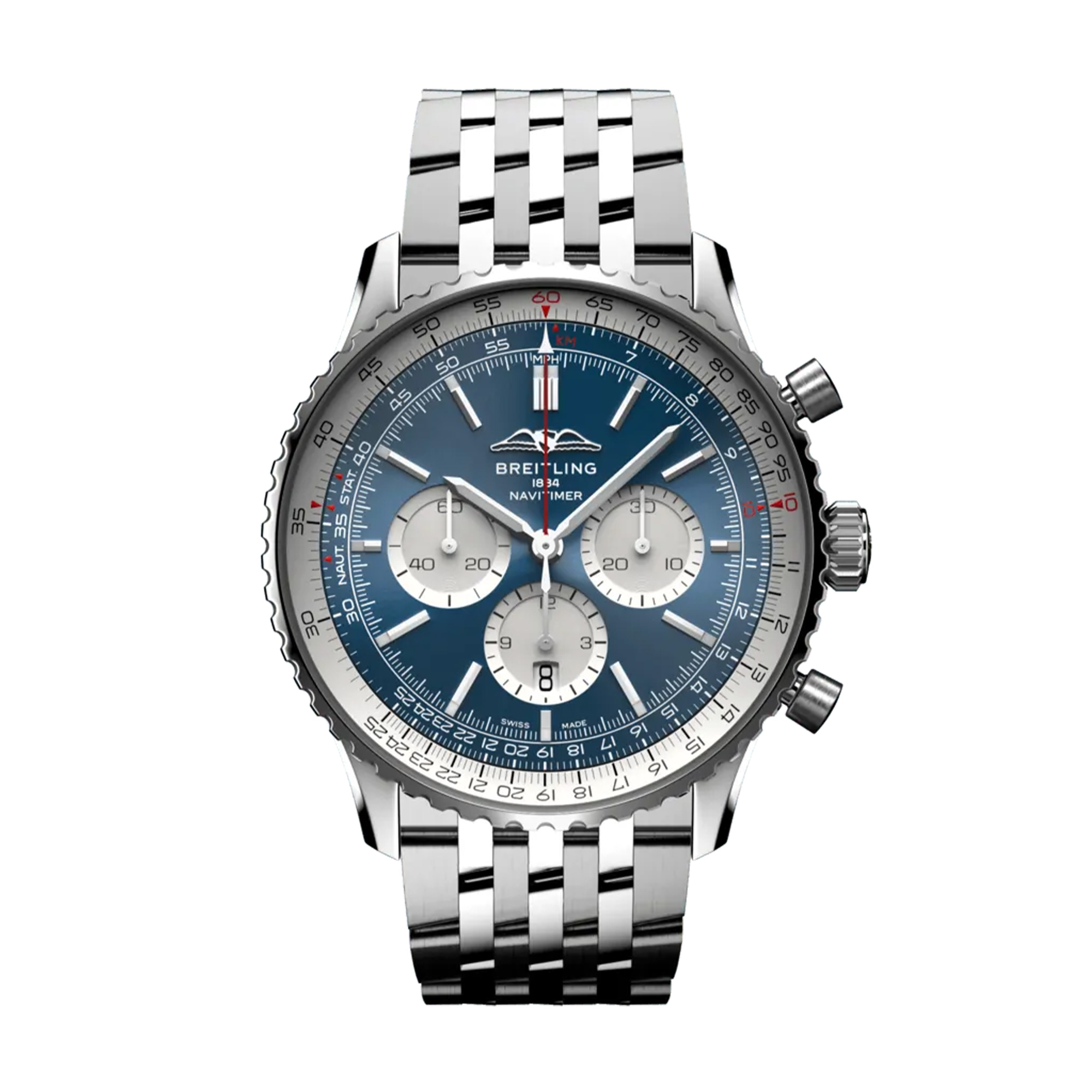 Breitling Navitimer B01 Chronograph 46mm Males’s Watch AB0137211C1A1