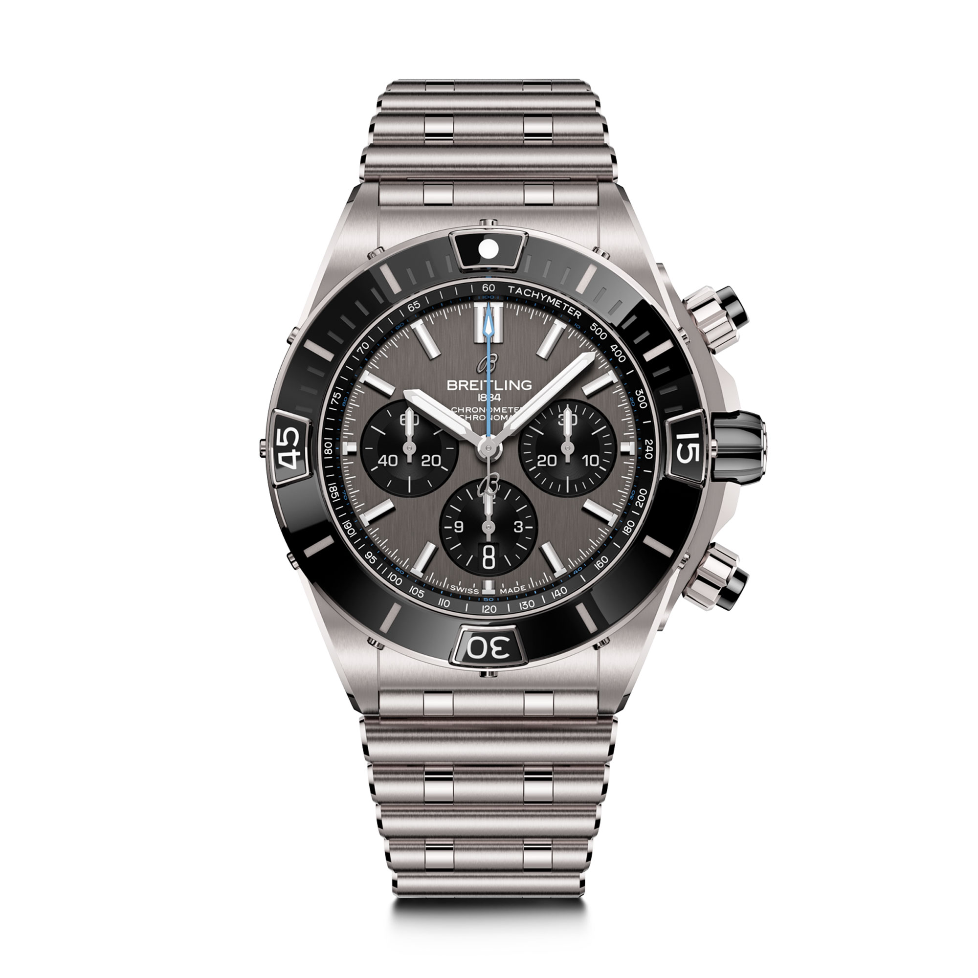 Breitling Tremendous Chronomat B01 Titanium 44mm Males’s Watch EB0136251M1E1