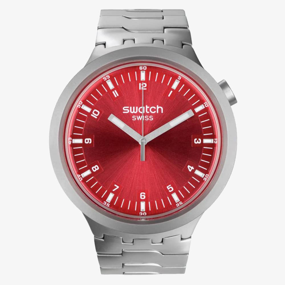 Swatch Big Bold Irony Scarlet Shimmer Watch SB07S104G
