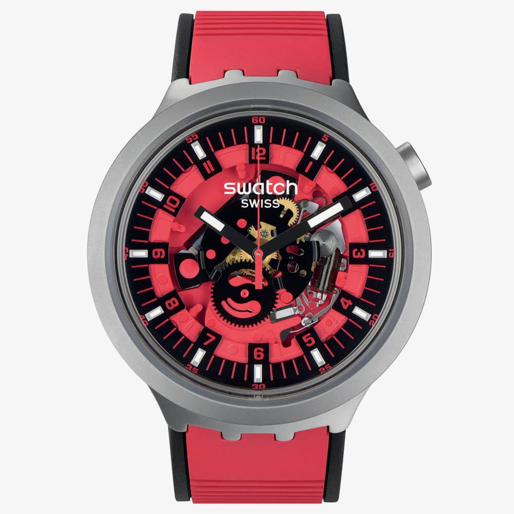 Swatch Mens Red Juicy Watch SB07S110