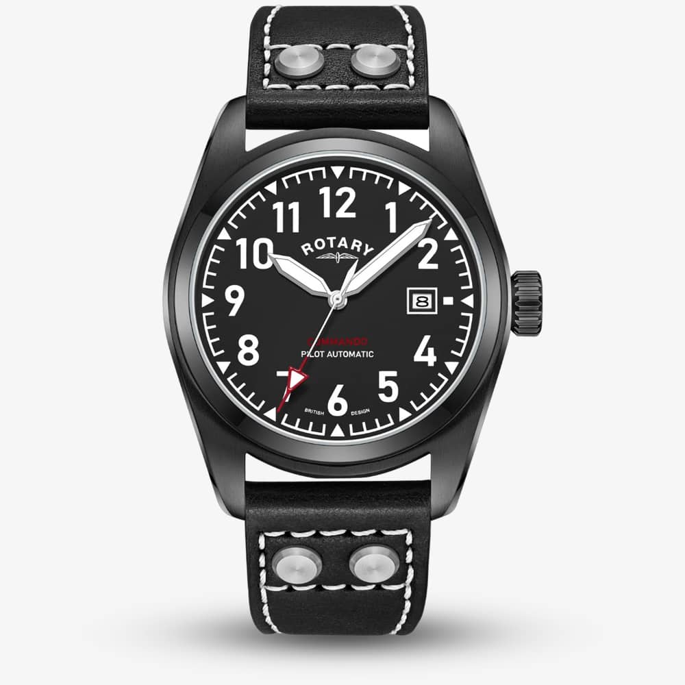 Rotary Commando Pilot Automatic Black Watch GS05474/19