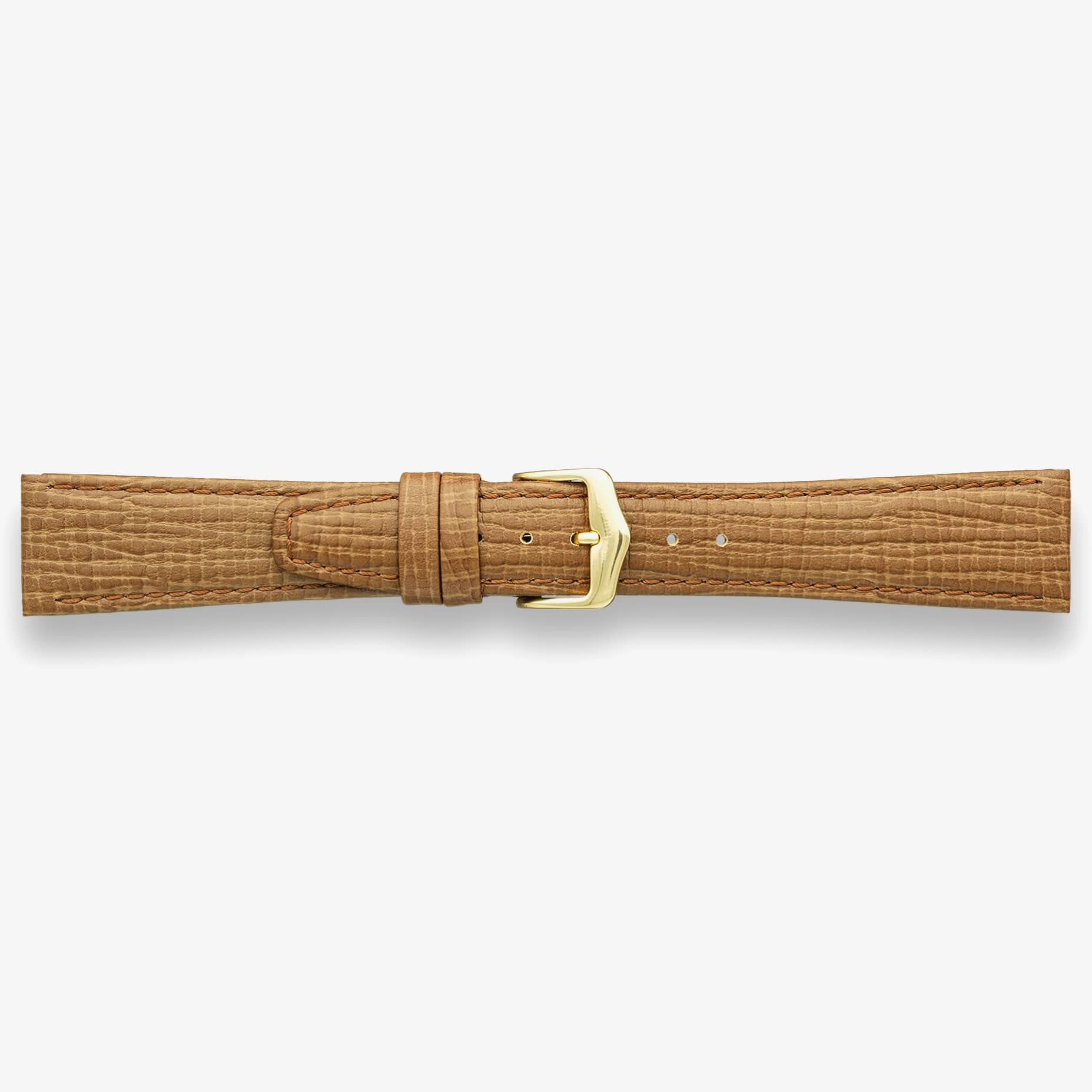 Darlena Huntingdon Tan Leather Gold Buckle Watch Strap 1205