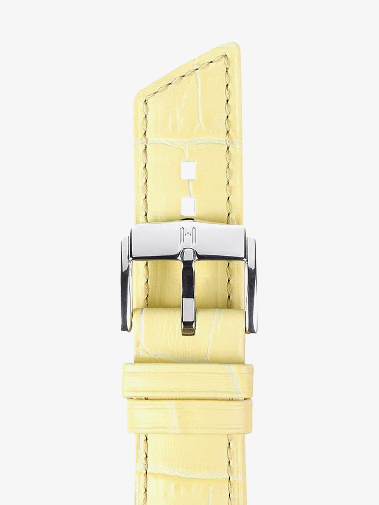 HIRSCH Princess 14mm Medium French Vanilla Leather Watch Strap 02628174-2-14