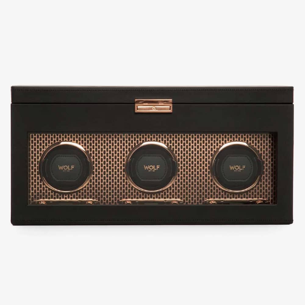 WOLF Axis Triple Copper Watch Winder 469416