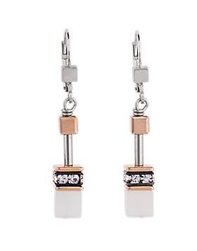Coeur De Lion Geocube Impartial Cyrstal Drop Earrings 4016/20-1400