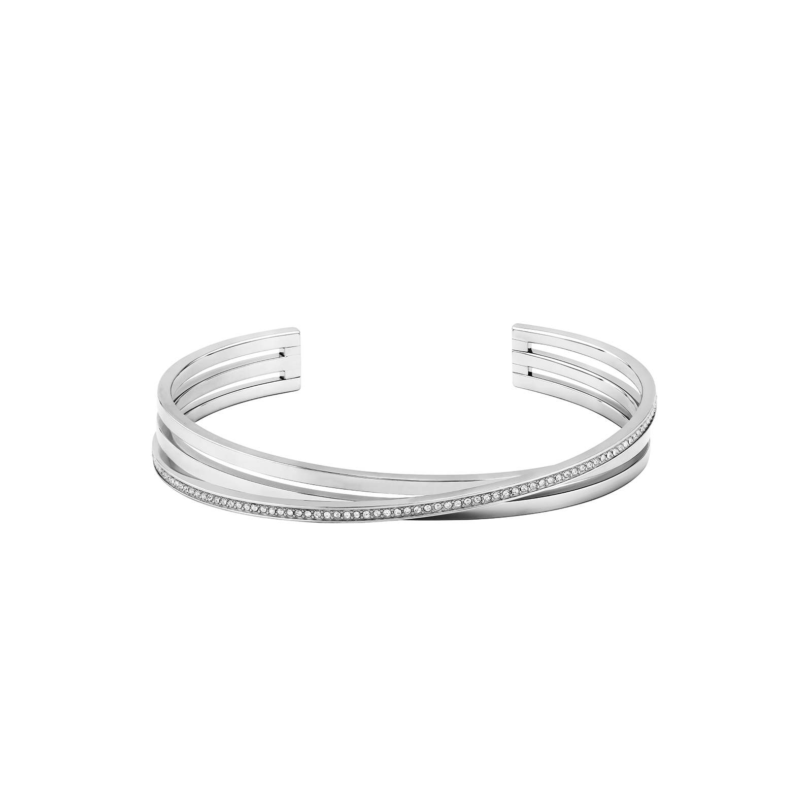 BOSS Saya Girls Bangle 1580284 Metal and Cubic Zirconia