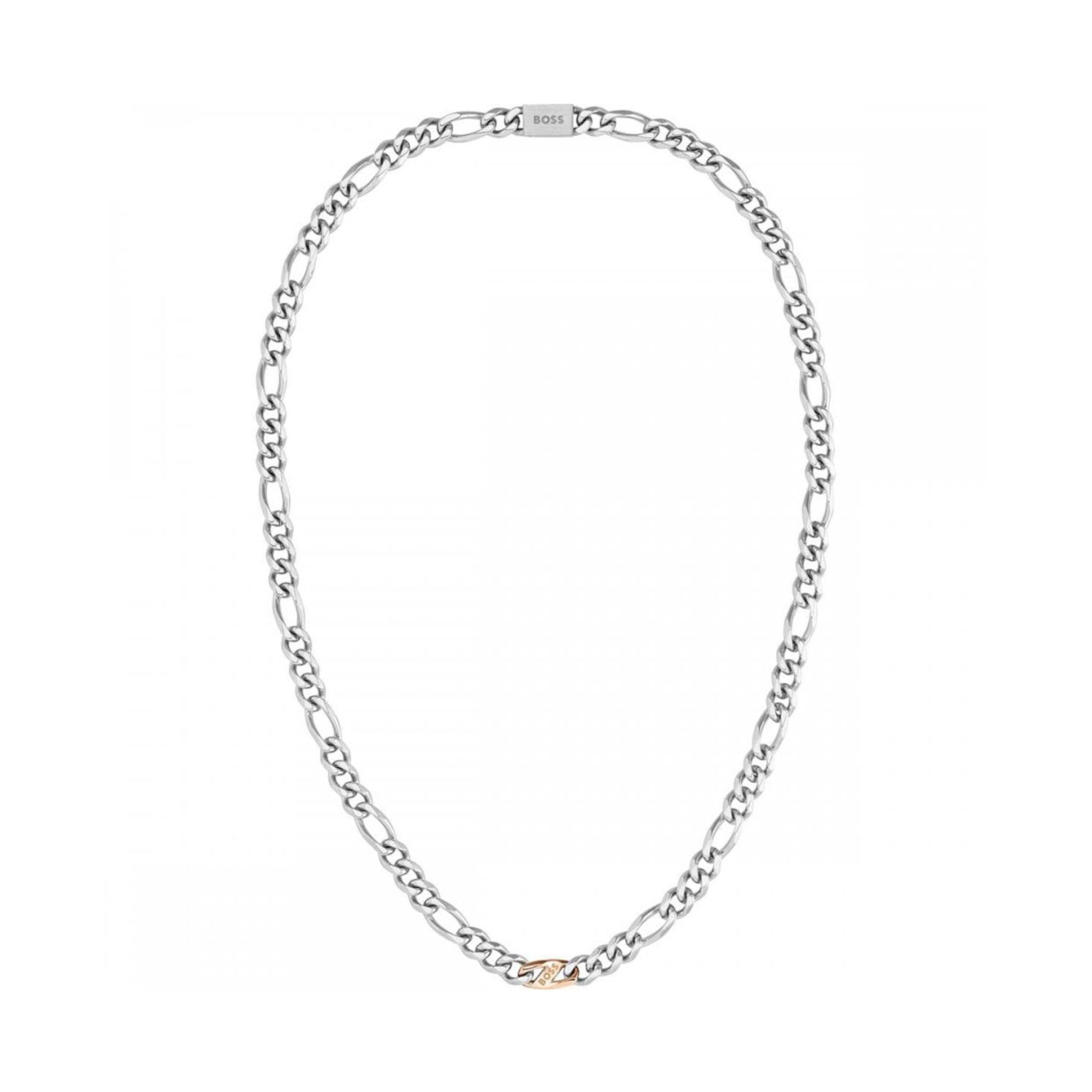 BOSS Rian Two Tone Hyperlink Necklace 1580586