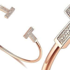 Authentic Diamond Rose Gold Bangle