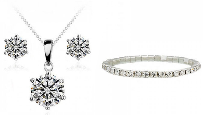 3-Piece Swarovski Components Jewelry Set!