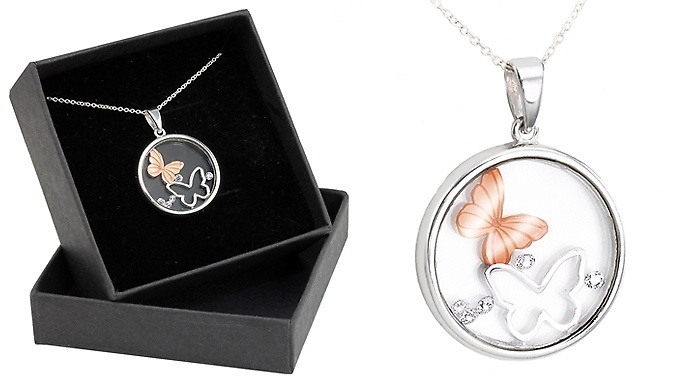 Enchanted Pendant Encrusted with Crystals From Swarovski - 4 Kinds