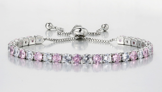 Cubic Zirconia Bracelet - 7 Colors!