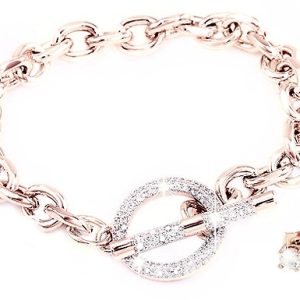 Jora Bracelet & Earrings Set With Crystals From Swarovski – 2 Colors