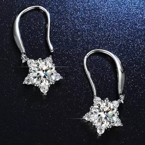 Snowflake Cling Earrings