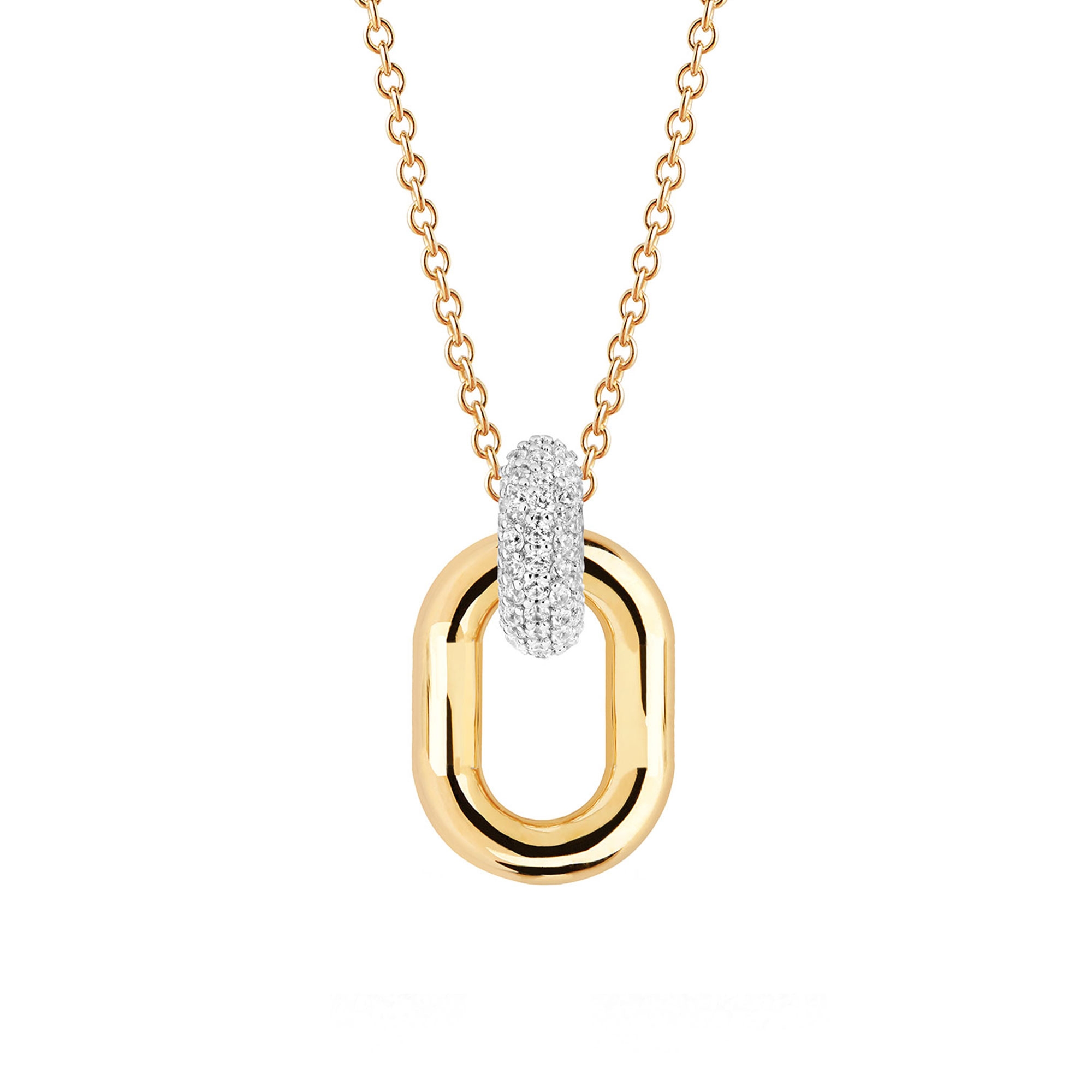 Sif Jakobs Capri Due Hyperlink Pendant SJ-P62018-CZ-SG45-60