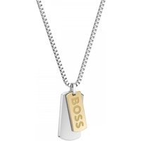 BOSS Devon Two Tone Tag Necklace 1580576