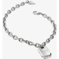 Guess Hashtag GUESS Crystal Dog Tag Chain Bracelet JUBB04261JW RH L