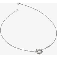 Guess Perfect Intertwined Hoop Knot Necklace JUBN04062JW RH