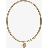 Guess Lion King Gold Plated Lion Head Necklace UMN01301YG