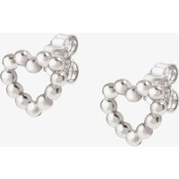 Nomination Lovecloud Sterling Silver Dotted Heart Stud Earrings 240506/009