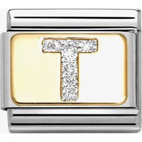 Nomination CLASSIC Silver Glitter Letter T Charm 030291/20