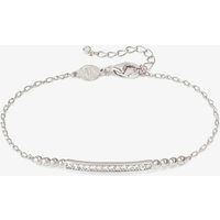 Nomination Lovecloud Sterling Silver Stone Set Bar Bracelet 240503/010