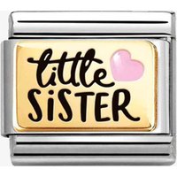 Nomination CLASSIC Gold Little Sister Charm 030289/06