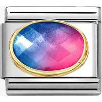 Nomination CLASSIC Blue & Fuschia Gradient Faceted Stone Charm 030612/036