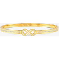 Nomination Pretty Bangles Gold Plated Cubic Zirconia Infinity Bangle 029502/067