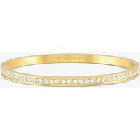 Nomination Pretty Bangles Gold Plated Pave Half Set White Cubic Zirconia Bangle 029505/020